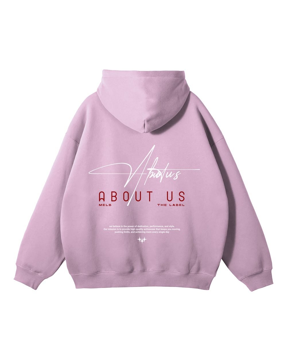Signature back-print hoodie design